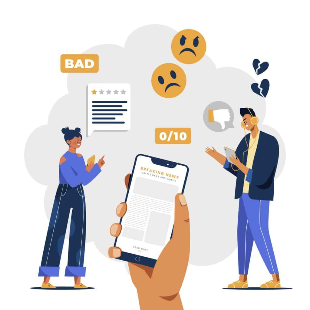 Retours défavorables partagés sur Google Personnes exprimant leur mécontentement à travers des avis négatifs sur Google suite à une expérience décevante.